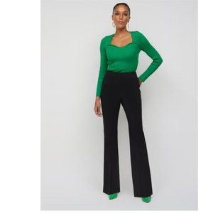 NWT Front Slit Flare Pant